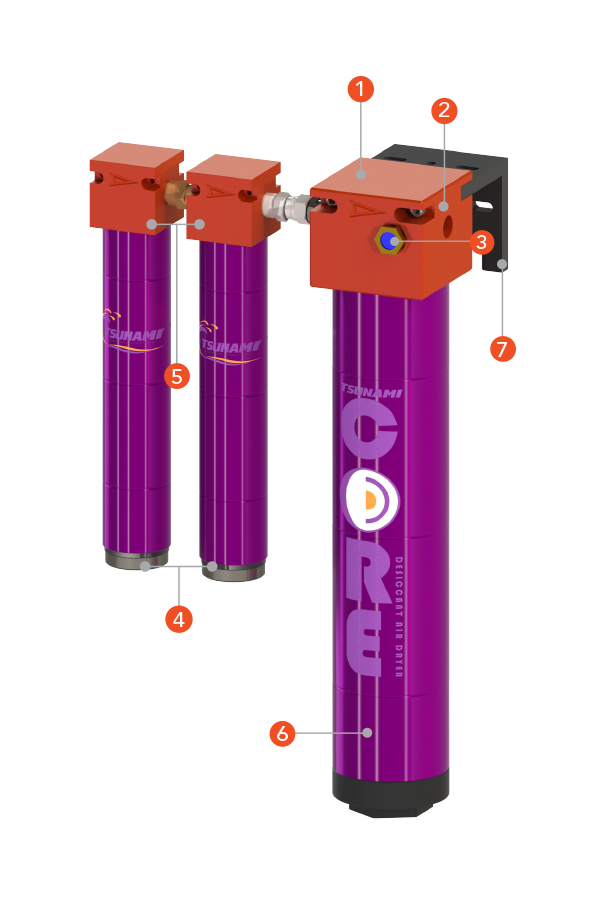 Tsunami Core Series Desiccant Air Dyer System